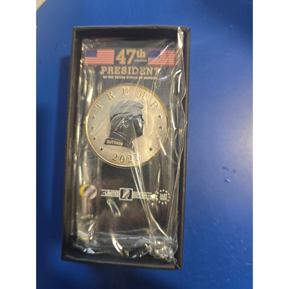 2025 Trump 47th President Commemorative Challenge Coin Limited Edition w/ Box